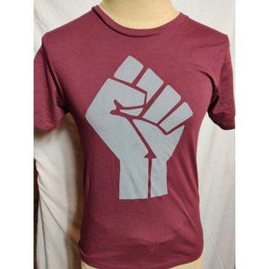 Black Lives Matter Graphic Fist Symbol BLM America XS Adult Unisex Tee T…